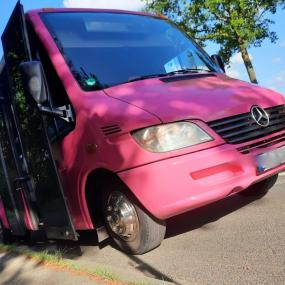 Compact & cozy party bus for smaller stag groups in Dusseldorf