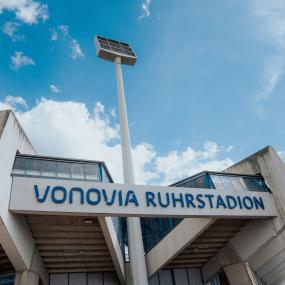 Stag party group enjoying the game at Vonovia Ruhrstadion